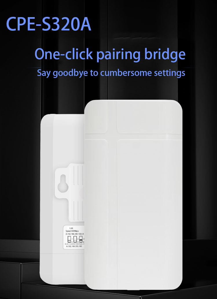 Outdoor 24V POE Ap Bridge Point To Point 500m Long Distance