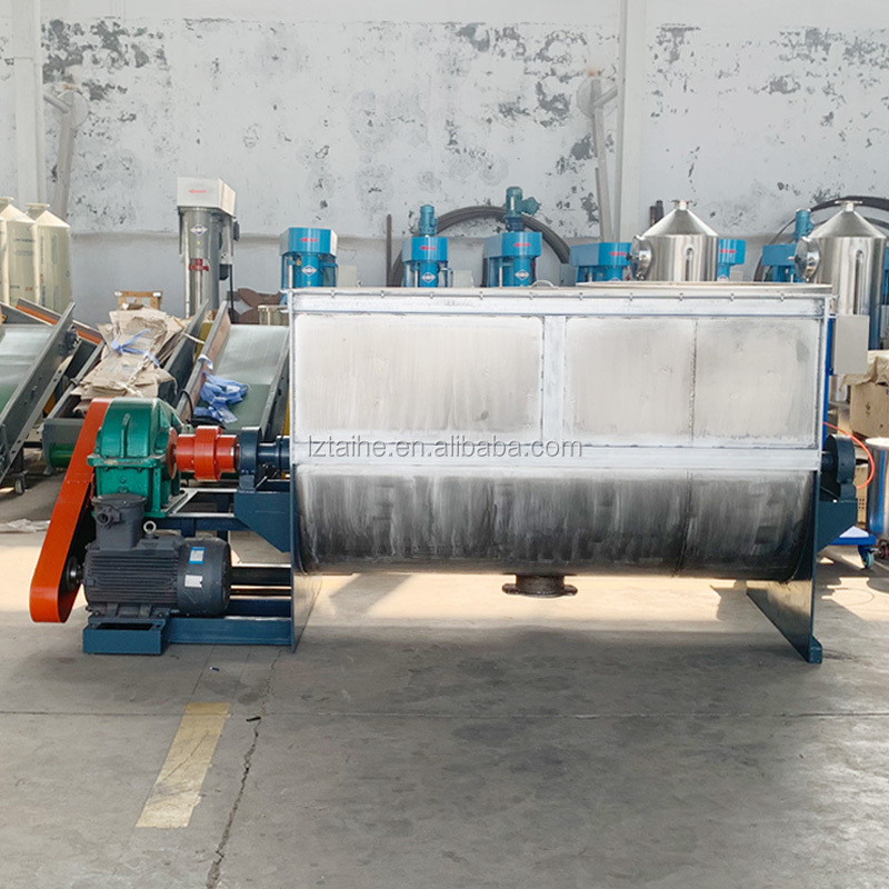 High Capacity 2 Ton SUS304 Horizontal Dry Powder Blending Machine Ribbon Blender Mixer