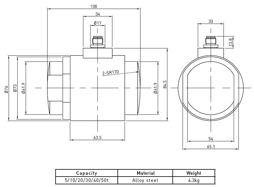 Compression Truck Scale Load Cell