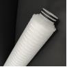 Buy cheap 0.1 - 20um OD 68.5mm PP Pleated Filter Cartridge For RO Water Treatment from wholesalers