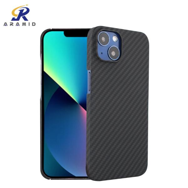 Buy cheap Button Side Open Full Cover Aramid Fiber Case For iPhone 13 Mini from wholesalers