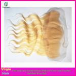 7A malaysian virgin hair lace frontal 13''x4'' ,613# color body wave hair lace