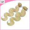 Buy cheap Newest Hair Style 613# Human Hair Free Brazilian Weave Bundles Body Wave Blonde Human Hair from wholesalers