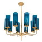 Indoor Glass Modern Pendant Light 20000hrs Lifespan 3 Years Warranty