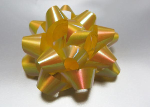 Iridescent Gift bow ribbon 3" dia 18 loops for Wedding , Holidays , Party