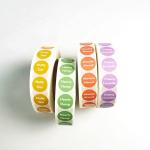 Toppan Printing Custom UV Stickers , Flexo Pantone Self Adhesive Stickers