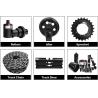 Buy cheap Heavy Chassis Excavator Undercarriage Parts Track Chain Shoe Assemblies from wholesalers