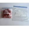 Buy cheap Double zipper bpa free food grade liquid plastic breast milk storage bags, food double zip lock plastic packaging bags from wholesalers