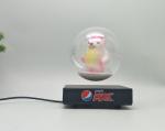 Buy cheap 360 rotating square base magnetic levitation floating gift toys  ornament bear  transparent ball display stands from wholesalers
