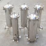 SS304 316L Single Bag Water Pre Filter Housing With 10 20 40 Inch Length
