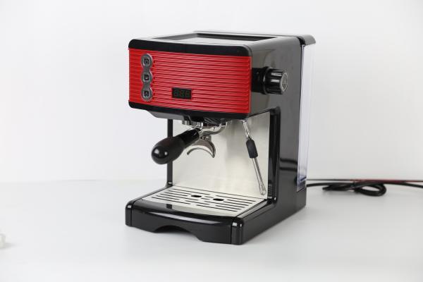 Buy cheap Professional Espresso Coffee Machine Silver Color Plastic 1.7L Capacity Tank 1450W 220V Italy Pressure Pump from wholesalers