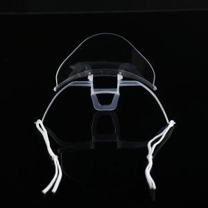 Slipping Resistant Transparent Plastic Face Mask For SPA