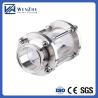 Buy cheap Sanitary Stainless Steel 304/316 Pipe Fittings Tri Clamp Straight Tubular Sight Class from wholesalers