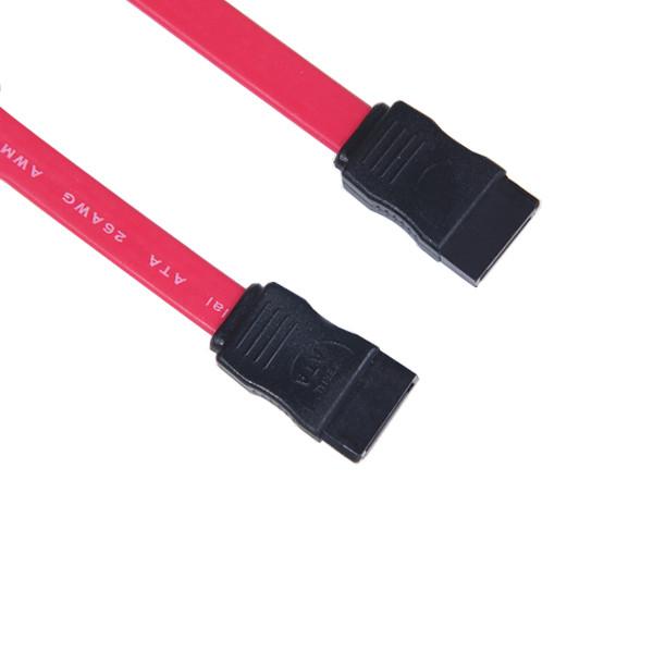 Buy cheap High speed flat red mini sata cable 7pin t0 7pin ,Sata cable 7p female to female from wholesalers