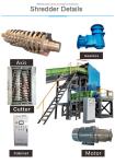 Dual Shaft Aluminium Can Shredder Crushing Industrial Shredder For Metal