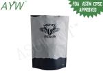 Standing Up Coffee Tea Bags Reclosable k Plastic Laminated For Black Coffee Bean