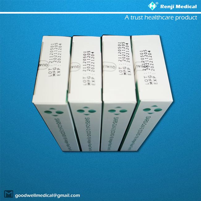 YBTC Antigen Rapid Testing Kit , Fast Result 10-15mins Covid Diagnostic Test Saliva