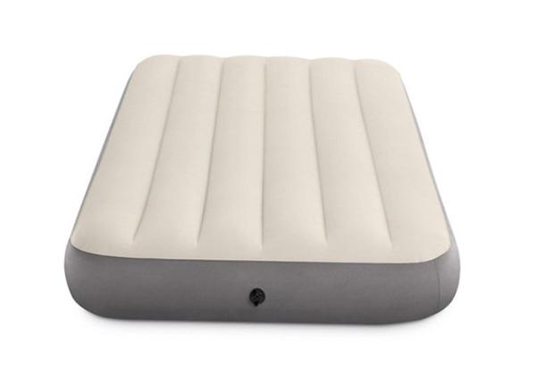 Buy cheap Comfortable Flocked Air Mattress , Blue Double Flock Airbed With Pump from wholesalers