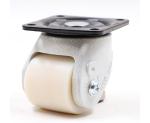 Mc Nylon 55mm Industrial Swivel Casters Flange Type Low Profile