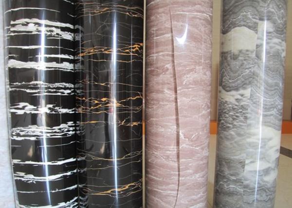 Buy cheap Black Marble Effect PVC Decorative Film For Furniture Countertop from wholesalers