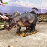 Waterproof Animatronic Triceratops Life Size Animatronic Dinosaur For Amusement