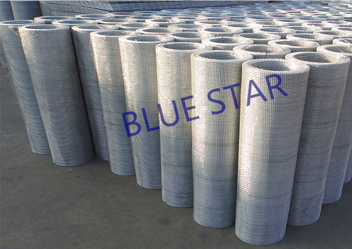 Stainless Steel Crimped Wire Mesh For Water Purifier Barbecue Light Duty Square Hole