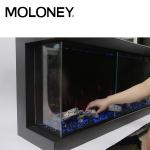 180cm 72 Inch 3 Sided Electric Fireplace Insert Cabinet Multi-Color Flames