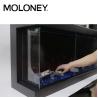Buy cheap 43'' 1100mm 3-Side Electric Firepla Black Frame Crystal Electric Fireplace from wholesalers