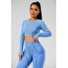 Buy cheap Plus Size Sports Wear Clothing Seamless Activewear Set Long Sleeved from wholesalers