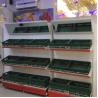 Buy cheap Supermarket Fruit Vegetable Rack For Store Single Sided Heavy Duty from wholesalers