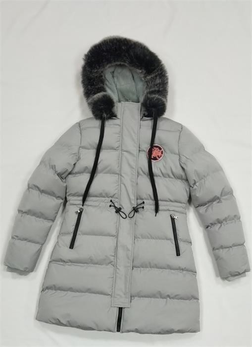 Ladies Long Puffa Coat Womens Long Padded Jacket With Fur Hood Lightweight Waterproof