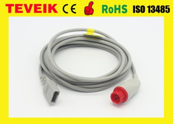 Buy cheap Professional Gray 12 ft IBP Cable For Patient Monitor 78205AD Round 12 Pin from wholesalers