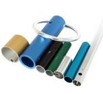 6061 , 6005 T6 Blue / Silver Anodized Aluminum Tube For Trailers , Electronics