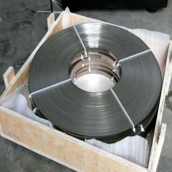 Buy cheap 25mm 30mm Stainless Steel Belt SS Strip 0.1mm Thickness 2B Finish ASTM Standard from wholesalers