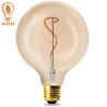 Buy cheap 4Watt Amber Spiral LED Filament Bulbs G125 Globe Bulb 200lm from wholesalers