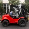 Buy cheap 3.5ton 4X4 Diesel Forklift with Mast Tilt Angle of 6/12 Degree rough terrain forklift trucks from wholesalers