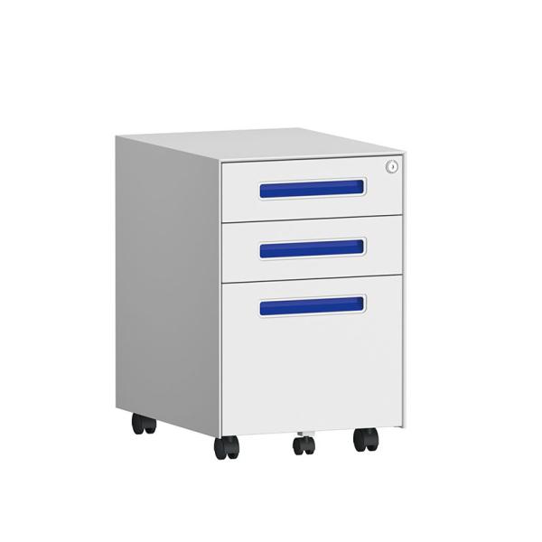 Buy cheap RAL Color Steel Handle 3 Drawer Mobile Pedestal Office Pedestal Cabinet from wholesalers