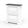Buy cheap 2 Flip-drawers Farmhouse Design Shoe cabinet with double shoe rack from wholesalers