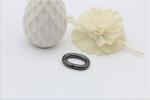 Supply different size 20 mm gunmetal color metal iron oval ring buckle