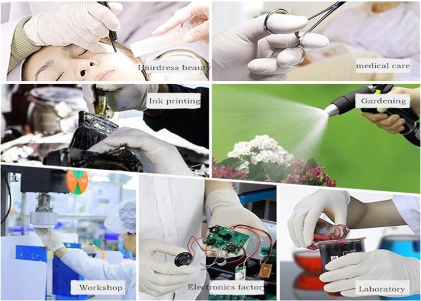 Medical Pvc Exam Gloves , Disposable Examination Gloves CE FDA Certificated