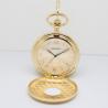 Buy cheap 47.0MM Round brass Gold Pocket Watches , fashion hollow out watches from wholesalers