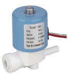 Mini RO Auto Shut Off Valve , Plastic Water Solenoid Valve Direct Acting