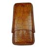Buy cheap Hot Selling 3 Fingers Type Cigar Leather Case Holder For Sale from wholesalers