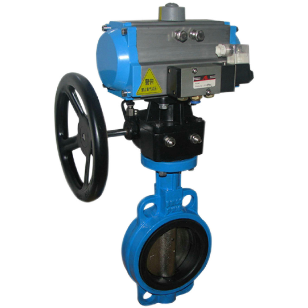 Dn200 200mm Actuated Motorized Automatic Control Cast Iron Ductile Iron Electric Lt Lug Type Wafer Butterfly Valve