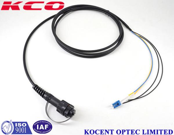 Buy cheap Duplex Black Outdoor Fiber Optic Patch Cable , ODVA LC Optical Patch Cor from wholesalers