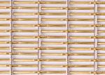 Decor Glass Laminated Flexible Metal Mesh Fabric 4.5mm SGS For Elevator Hall​