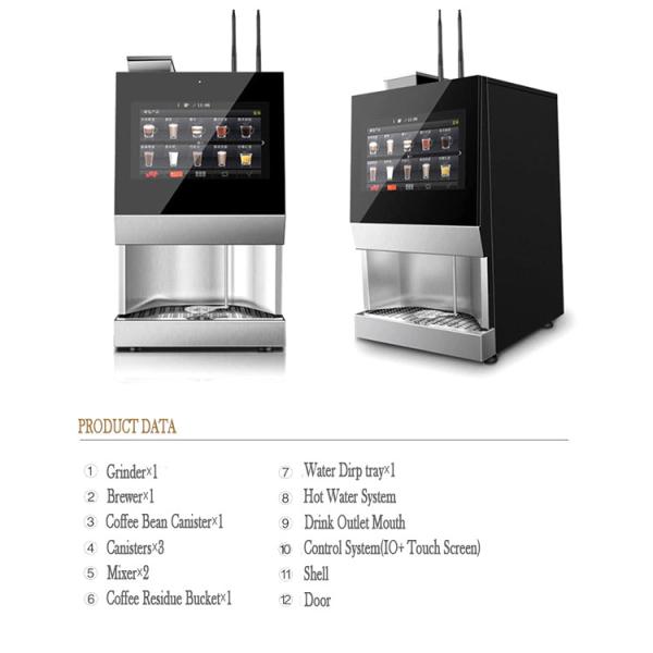 Buy cheap EVOACAS Commercial Countertop Coffee Vending Machine Stainless Steel Fully Automatic from wholesalers