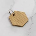 Wooden Puppy Name Tag For Pet Collar Laser Engrave Dog Cat Tag Blank Wood Charms