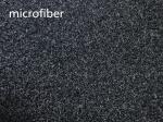 260gsm Matt Black Strong Adhesive Loop Fabric , Industrial Hook & Loop Nylon