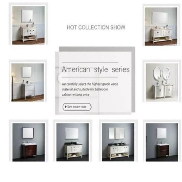 Buy cheap Golden SS Metal Customized Bathroom Cabinets 35'' Marble Countertop Sink Vanity from wholesalers